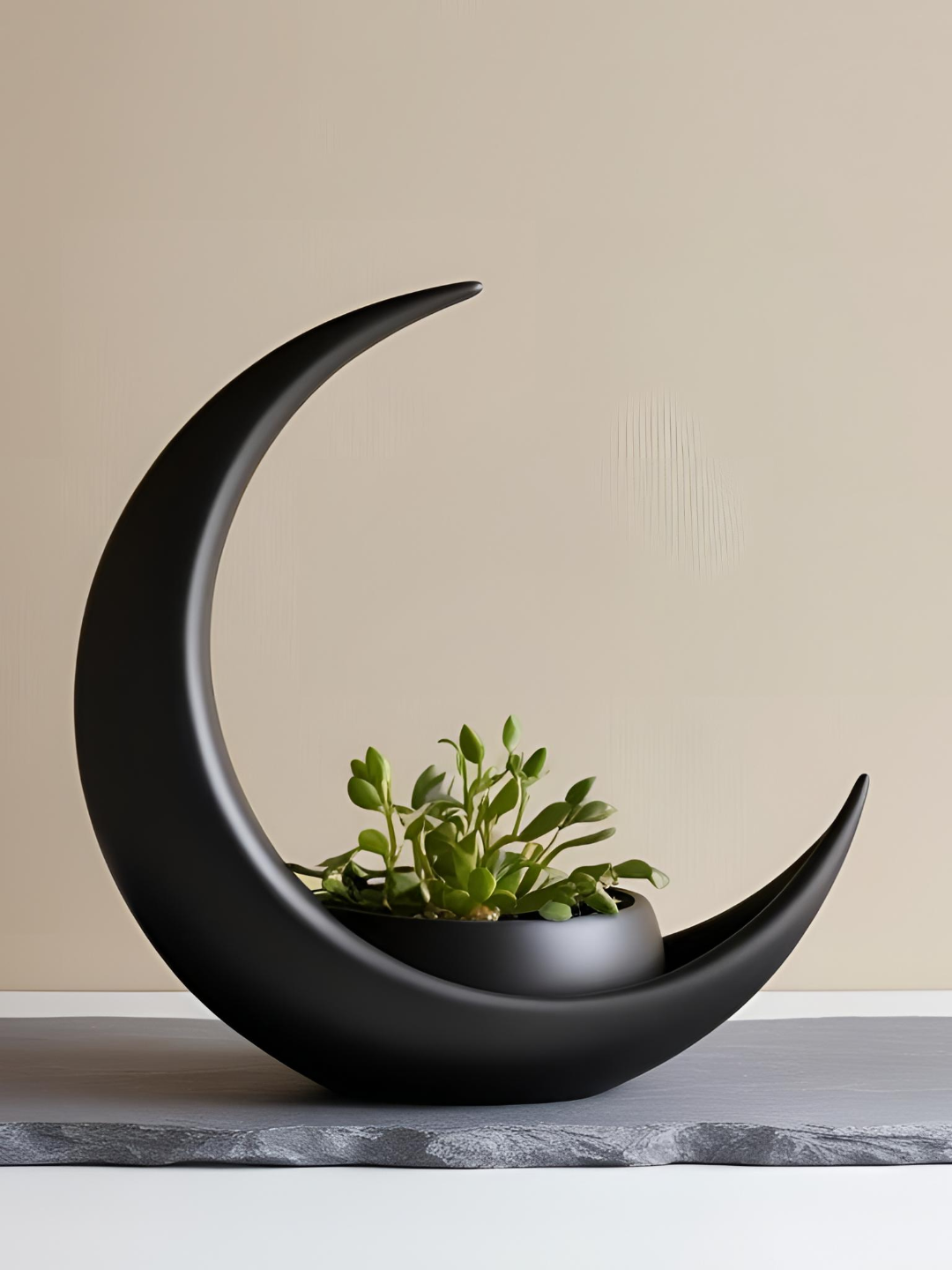 Crescent Moon Planter